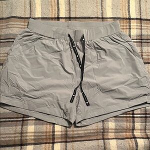 YoungLA Silver Athletic Shorts